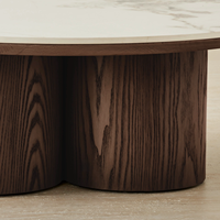 Table basse en bois, style scandinave moderne, bois massif, design personnalisable, forme personnalisée, écologique, durable, meubles pour la maison
