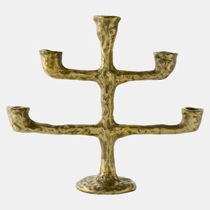 Candelabro Artesanal de Cinco Brazos para Decoración del Hogar, Portavelas de Metal Resistente - Product Image 3