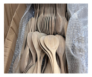 Vintage Wooden <b>Spoons</b> Natural Finish Eco Friendly Kitchenware OEM Production - Product Image 1