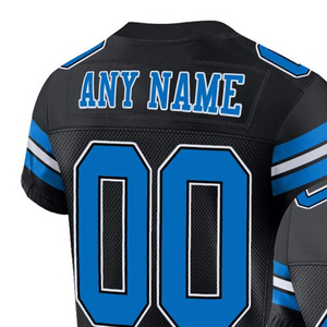 Nueva Llegada, Cómoda Camiseta de Fútbol Americano Ligera de Manga Corta, Talla XL, Personalizable con Nombre del Equipo Bordado, Técnica - Product Image 3
