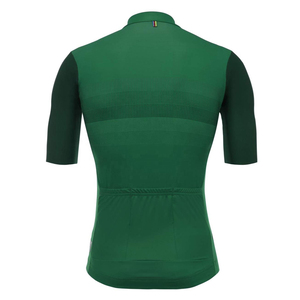Custom Heat-Transfer Printed Lightweight Spandex/Polyester Anti-Bacterial Breathable Short Sleeve Cycling Jersey Custom Logo - Product Image 3
