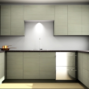 Juego de Muebles de Cocina Modernos Personalizados JY Project, Estilo Europeo, Organizador, Herrajes de Almacenamiento, Diseño de Muebles Listos para Armar - Product Image 4