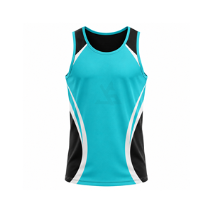 Men's Athletic Tank Top Lightweight Breathable Gym Vest Custom Printed Sleeveless Sports Shirt for Running Training and Fitness - Product Image 1