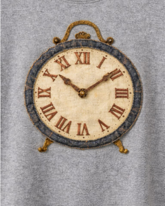 Vintage Roman Clock Graphic T Shirt Women Casual Short Sleeve Crew Neck Cotton Tee Summer Streetwear Fashion <b>Top</b> Custom Print - Product Image 6