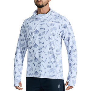 Chemise de pêche à manches longues pour homme, impression par sublimation, UPF 50, anti-UV, séchage rapide, vêtements d'extérieur - Product Image 1