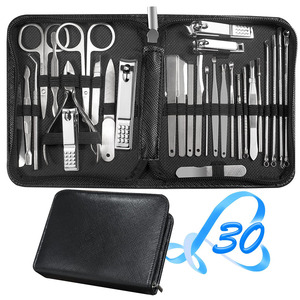 Professional Stainless Steel Manicure Tools <b>Kit</b> for <b>Nail</b> Care Grooming and Personal Beauty Complete <b>Nail</b> Care Manicure Tool <b>Kit</b> - Product Image 1
