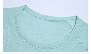 Nouvelle Arrivée T-shirts de Fitness Personnalisés de Haute Qualité pour Femmes Grandes Tailles en Coton/Fibre de Bambou Respirant à Séchage Rapide Épaules Tombantes - Product Image 5