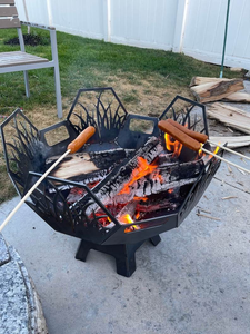 Brasero de Metal Vintage y Ecológico para Uso en Exteriores, Brasero para Barbacoa, Uso en Jardín, Brasero al por Mayor, Sólido y de la Mejor Calidad - Product Image 2