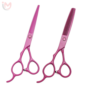 Ensemble de ciseaux de coiffure professionnels en acier inoxydable pour salon, coupe et effilage, pour barbier - Product Image 3