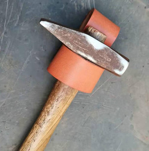 Porte-marteau en cuir véritable avec passant de ceinture, construction robuste, accessoire pour outils de menuisier, couvre-chapeau et technicien en bâtiment, à prix abordable - Product Image 3