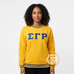 Sweat-shirt personnalisé de haute qualité pour femmes GREEK TREASURES, Sigma Gamma Rho, automne/hiver, en molleton de coton 500g, écologique - Product Image 2