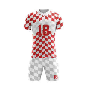 ชุดฟุตบอลคุณภาพสูงจากผู้ผลิตปากีสถาน ระบายอากาศได้ดี น้ำหนักเบา ผลิตจากโพลีเอสเตอร์ 100% ป้องกันแบคทีเรีย เป็นมิตรกับสิ่งแวดล้อม แห้งเร็ว - Product Image 5