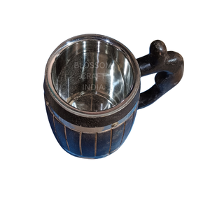 Mug en bois de qualité supérieure fabriqué à partir de bois naturel, tasse écologique pour le café, le thé, la cuisine - Product Image 1