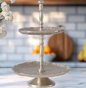 Centerpiece Decor Metal 3 Tier Cake Stand Cake Display <b>Rack</b> Dessert Serving Tray Wedding Table - Product Image 3