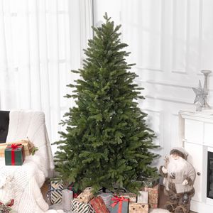 Albero di Natale Artificiale Pieghevole in Metallo da 180 cm con 1821 Punte, Facile da Montare e con Articolazioni, per Casa, Ufficio e Festività - Product Image 1
