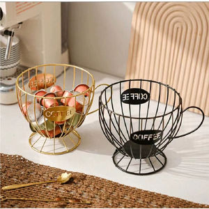 Panier à fruits moderne en fer, best-seller, pour comptoir de cuisine, bol décoratif pour le rangement des fruits, organiseur pour la décoration de table à manger - Product Image 1