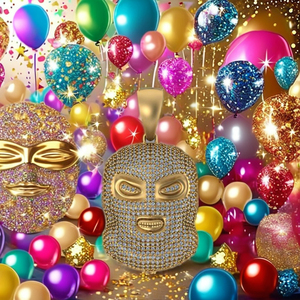 Luxury Iced Moissanite <b>SKI</b> Goon Mask Fine Pendants Necklace Customized 925 Silver Gold Plated Hip Hop Party Jewelry Charm Rapper - Product Image 6