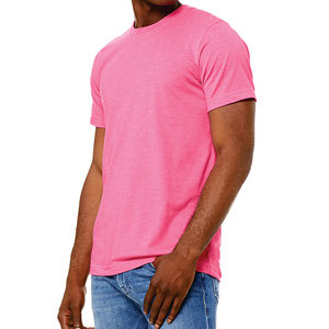 Camisetas de Hombre Elegantes y a la Moda, 100% Algodón, Corte Holgado, Cuello Redondo, Transpirables, de Secado Rápido, Tela de Algodón Peinado, Logotipo Frontal, MOQ Bajo en Venta - Product Image 4