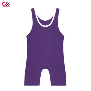 Combinaisons de lutte en spandex/polyester de haute qualité fabriquées au Pakistan avec des caractéristiques respirantes et à séchage rapide, étiquette privée pour la vente en ligne - Product Image 2
