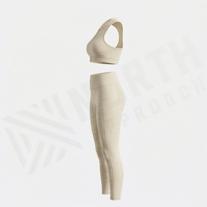 Ensemble de yoga pour femme, imprimé par sublimation, sexy, séchage rapide, vêtements de fitness, vêtements de sport, tenue de gym, tenue de pilates - Product Image 3
