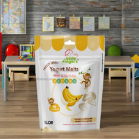 Direct leverbaar ALOR Gedroogde Vriesgedroogde Bananen Yogurt Bites Probiotica Zoete Smaak Gezonde Snacks voor Kinderen Vacuümverpakt GRATIS PROEFSTUKJES