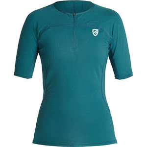 New Arrival <b>Women's</b> Eco-Friendly 100% Polyester Seamless Ribbed High Support Gym Fitness <b>Compression</b> T-Shirts Breathable - Product Image 3