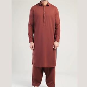Ensemble de costumes Shalwar Kameez pour hommes de qualité supérieure, design élégant, Kurta Shalwar 100% coton, style indien et pakistanais - Product Image 2
