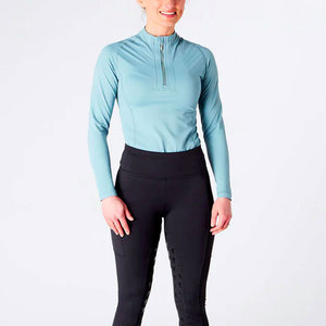 Econex Sports OEM Pull respirant en maille unie à manches longues pour femme, 220g, avec logo frontal - Product Image 4