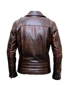 2026 New Arrival Men Genuine Leather <b>Jacket</b> Premium Quality Cowhide Leather <b>Biker</b> <b>Jacket</b> Manufacturer - Product Image 5