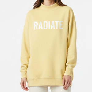 Top informal de otoño para mujer, con hombros caídos, cuello simulado, cómodo, holgado, estilo urbano, para uso diario, largo - Product Image 1