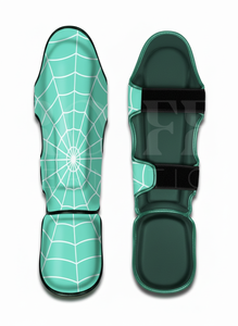 Protège-tibias et protège-jambes de protection intégrale pour l'entraînement et le combat en Taekwondo, arts martiaux, Muay Thai, Kickboxing, avec motif imprimé intégral - Product Image 4