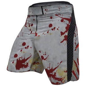 Wholesale Custom Made MMA Fight <b>Shorts</b> for <b>Men</b> Mid Elastic Solid Sublimated Printed Canvas Fabric Quick Dry Breathable Low Cost - Product Image 4