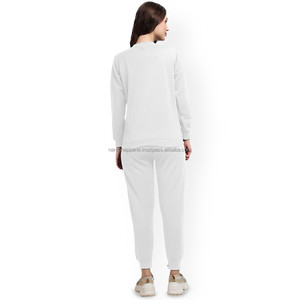 Nardon Apparel Two Pieces Velour Ladies Hoodie and <b>Jogger</b> Tracksuit Set Trendy Casual <b>Women</b> Rhinestone 2 Pieces <b>Velvet</b> Set - Product Image 2