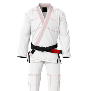Competition Style Bjj Gi Uniform Premium Cotton Pearl Weave Jacket Ripstop Pants Durable Adult Training Apparel - Product Image 6