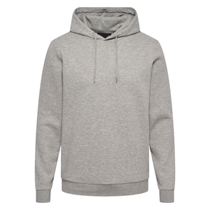 Sweat-shirt décontracté pour homme en coton mélangé, coupe ample confortable, motif uni basique, impression numérique, en polaire, pour l'hiver - Product Image 1