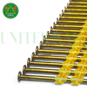 Clavos de Plástico de 21 Grados Fabricados en Vietnam, Tipo Anillo/Tornillo/Vástago Liso, Recubrimiento Amarillo para Pistolas de Clavos, para Enmarcado y Construcción - Product Image 5