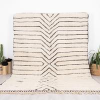 Tapis faits main en laine de Nouvelle-Zélande, design géométrique moderne, style berbère marocain, pour salon, prix abordable, fabriqués en Inde