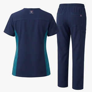 Professional Medical Uniform <b>Set</b> Designed For <b>Doctors</b> Nurses And Healthcare Workers With Comfortable Unisex Scrub Suit - Product Image 2
