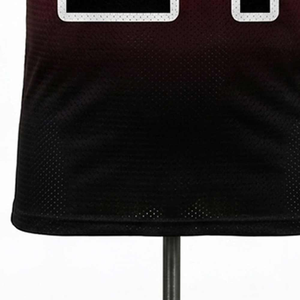 Camiseta de Baloncesto para Hombre, Roja y Negra con Degradado, Número 24, Sublimada, de Malla Transpirable, Manga Corta, Cuello Redondo, Números de Equipo - Product Image 3