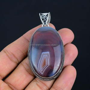 Pendentif en argent Sterling 925 massif, pendentif en cristal, pendentif en pierres précieuses, pendentif déclaration, pendentif Boho cadeau pour elle - Product Image 5