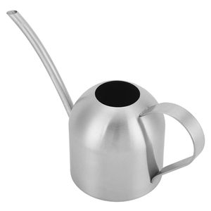 Petite arrosoir en acier inoxydable avec long bec, arrosoir d'intérieur et d'extérieur pour plantes de jardin, fleurs, plantes en pot - Product Image 2