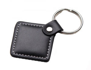 Venta al por mayor de llaveros de cuero PU personalizados, accesorios para llaveros de primera calidad - Product Image 2