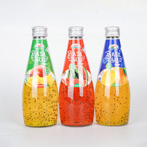 Bebida de Jugo de Semillas de Albahaca Nawon Manufacturer, 9.8 oz, en Botella de Vidrio, Fábrica de Bebidas de Albahaca, Muestra Gratuita, Marca Privada, OEM/ODM - Product Image 2