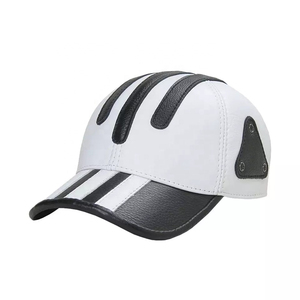 Unisex 2026 Genuine Sheep Leather Baseball <b>Cap</b> Adjustable 5-Panel Outdoor Sports Hat for Fall <b>Winter</b> Adjustable Casual OEM ODM - Product Image 4