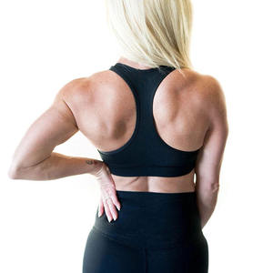 Soutien-gorge de sport sans couture vert menthe, maintien moyen, haut de sport pour yoga et entraînement - Product Image 4