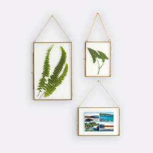 Home Decor Glass & Metal Hanging Photo <b>Frame</b> for Wall Decoration, with 2 Sides Glass Customized Decorative <b>Frames</b> - Product Image 2