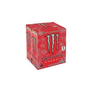 Bebida Energética Monster Ultra Watermelon Sin Azúcar con Ginseng, Taurina y Carbonato, 12x500ml - Product Image 1