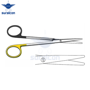 Ciseaux Metzenbaum 14,5 cm / 5-3/4 pouces, lame droite dentelée, Super Cut TC, ciseaux chirurgicaux en acier inoxydable de qualité supérieure - Product Image 3