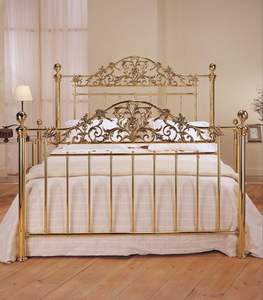 Base de Cama Artesanal de Latón con Acabado Tradicional, Estructura Duradera, Estilo Vintage, Perfecta para Interiores de Dormitorios Clásicos - Product Image 1