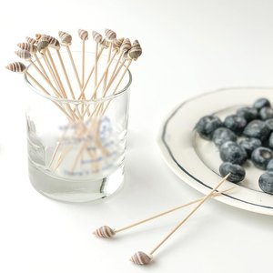 Brochetas de conchas marinas para decoración de martinis y charcutería, al mejor precio, accesorios para cócteles. - Product Image 5